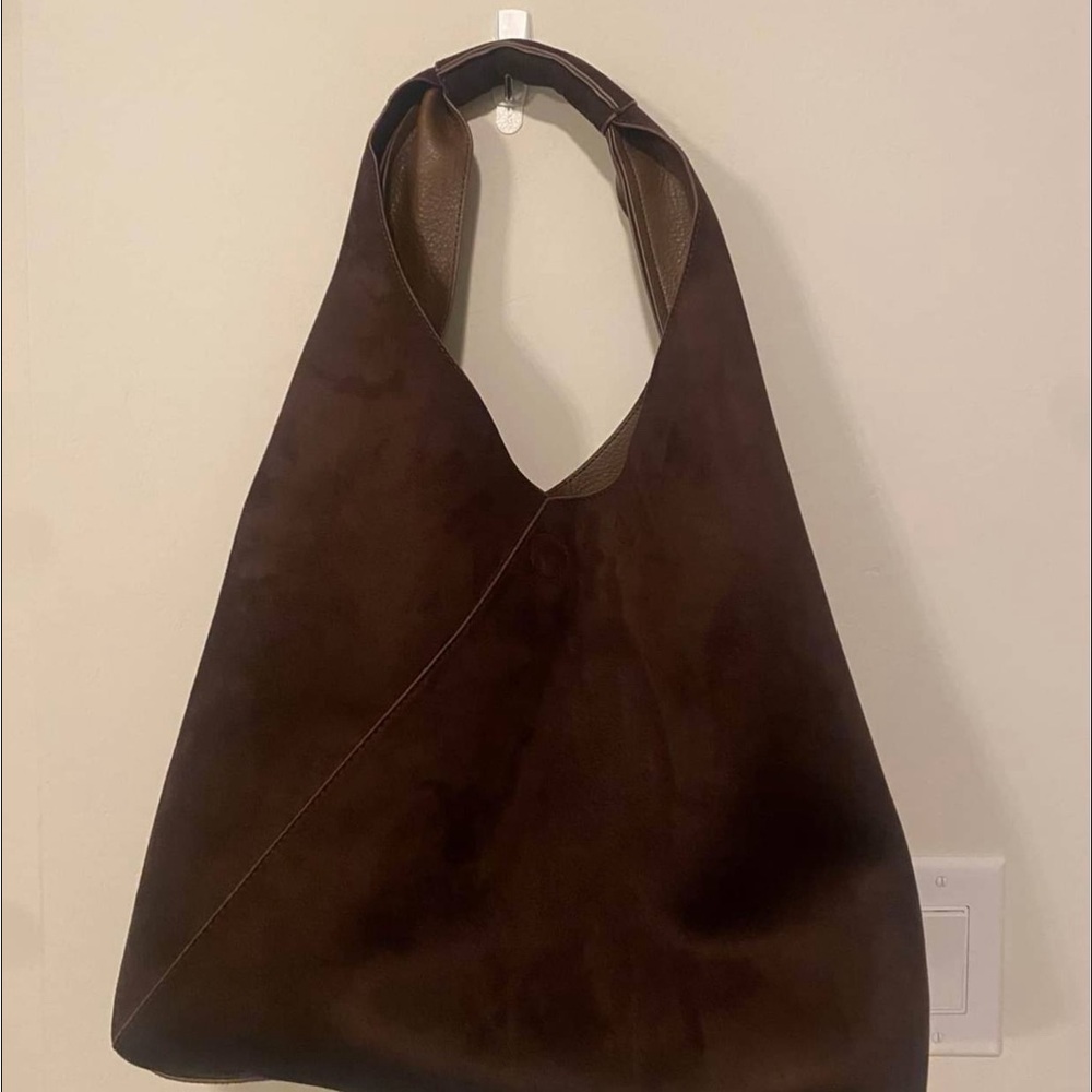 New Banana Republic VEGAN SUEDE SLOUCH TOTE BAG